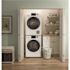 GE 2.4 cu. ft. Stackable White Front Loading Washing Machine with Steam, ENERGY STAR