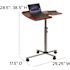Carnegy Avenue 29.3 in. Rectangular Cherry Laptop Desks with Adjustable Height