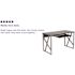 Carnegy Avenue 47.3 in. Rectangular Black Computer Desks with Keyboard Tray