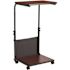 Carnegy Avenue 24 in. Rectangular Brown/Black Computer Desks with Adjustable Height