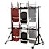 Carnegy Avenue Steel 4-Wheeled Pub Table Cart in Black