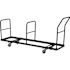 Carnegy Avenue Steel 4-Wheeled Stack Chair Dolly in Black