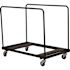Carnegy Avenue Steel 4-Wheeled Folding Chair Dolly in Black
