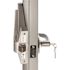 36 in. x 84 in. Fire-Rated Left Hand Galvanneal Finish Steel Commercial Door Slab with Panic Bar and Adjustable Frame