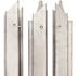 36 in. x 84 in. Fire-Rated Left Hand Galvanneal Finish Steel Commercial Door Slab with Panic Bar and Adjustable Frame