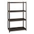 Iron Horse Riveted Garage Storage Shelving Unit, 4-Shelf Steel Gunmetal Gray/Black Unit 36 in. W x 60 in. H x 18 in. D