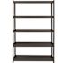 Iron Horse Riveted Garage Storage Shelving Unit, 5-Shelf Steel Gunmetal Gray/Black Unit 48 in. W x 72 in. H x 24 in. D