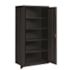 Hirsh 36 in. W x 72 in. H x 24 in. D 5-Shelf Steel Freestanding Storage Cabinet in Black