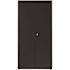 Hirsh 36 in. W x 72 in. H x 24 in. D 5-Shelf Steel Freestanding Storage Cabinet in Black