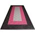 Swisstrax 8.3 ft. x 17.5 ft. Silver with Black and Red Borders Ribtrax Smooth ECO Single Car Pad Kit
