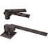 Rixson 1 in. x 9-5/8 in. Pivot Hinge Brass Offset Pivot Regular Interior/Exterior