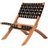 BALKENE HOME Sava Folding Outdoor Wooden Lounge Chair