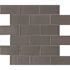 MSI Metallic Gray Subway 11.81 in. x 11.81 in. x 8 mm Glass Mesh-Mounted Mosaic Tile (9.7 sq. ft./Case)