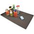 Xtreme Mats 37 in. x 22 in. Grey Kitchen Depth Under Sink Cabinet Mat Drip Tray Shelf Liner