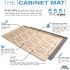 Xtreme Mats 22 in. x 22 in. Beige Kitchen Depth Under Sink Cabinet Mat Drip Tray Shelf Liner