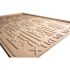 Xtreme Mats 22 in. x 22 in. Beige Kitchen Depth Under Sink Cabinet Mat Drip Tray Shelf Liner