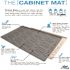 Xtreme Mats 22 in. x 22 in. Grey Kitchen Depth Under Sink Cabinet Mat Drip Tray Shelf Liner