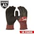 Milwaukee Small Red Latex Level 3 Cut Resistant Insulated Winter Dipped Work Gloves (12-Pack)