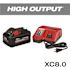 Milwaukee M18 18-Volt Lithium-Ion HIGH OUTPUT Starter Kit with XC 8.0Ah Battery and Rapid Charger