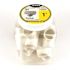 Charlotte Pipe 1 in. PVC S x S x S Tee Pro Pack (10-Pack)