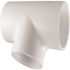 Charlotte Pipe 3/4 in. x 3/4 in. x 1/2 in. PVC Tee Pro Pack (20-Pack)
