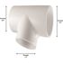 Charlotte Pipe 3/4 in. x 3/4 in. x 1/2 in. PVC Tee Pro Pack (20-Pack)