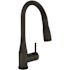 Symmons Sereno Single Handle Pull-Down Sprayer Kitchen Faucet in Matte Black