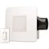 50 CFM Ceiling/Wall Easy Roomside Installation Bathroom/Bath Exhaust Fan with Adjustable LED Lighting & Humidity Sensing