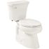 KOHLER Highline Arc 12 in. Rough In 2-Piece 1.28 GFP Single Flush Elongated Chair Height Toilet in White with Soft Close Seat