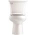 KOHLER Highline Arc 12 in. Rough In 2-Piece 1.28 GFP Single Flush Round Chair Height Toilet in White with Soft Close Seat