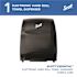 Scott Essential Electronic Hard Roll Paper Towel Dispenser, Black, 1 Dispenser / Case