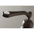 Kingston Brass Traditional Single-Handle Floor-Mount Roman Tub Faucet with Hand Shower in Oil Rubbed Bronze