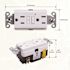 Faith 15 Amp 125-Volt GFCI Duplex Outlet, GFI Receptacle with Indicator Light, Wall Plate Included, White (10-Pack)