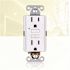 Faith 15 Amp 125-Volt GFCI Duplex Outlet, GFI Receptacle with Indicator Light, Wall Plate Included, White (10-Pack)