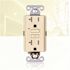 20-Amp 125-Volt GFCI Duplex Tamper Resistant Outlet, GFI Receptacle with Indicator Light and Wall Plate, Ivory (10-Pack)
