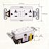 Faith 20-Amp 125-Volt GFCI Outlet, Self-Test GFI Receptacle, Duplex Outlet, Wall Plate Included, White (10-Pack)