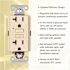 Faith 20-Amp 125-Volt GFCI Outlet, Self-Test GFI Receptacle, Duplex Outlet, Wall Plate Included, Ivory (10-Pack)