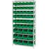 QUANTUM STORAGE SYSTEMS Giant Open Hopper 36 in. x 14 in. x 74 in. Wire Chrome Heavy Duty 10-Tier Industrial Shelving Unit