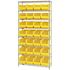 QUANTUM STORAGE SYSTEMS Giant Open Hopper 36 in. x 14 in. x 74 in. Wire Chrome Heavy Duty 8-Tier Industrial Shelving Unit