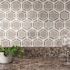 MSI Hexagono Grigio 12.4 in. x 12.4 in. Polished Marble Look Floor and Wall Tile (10.6 sq. ft./Case)