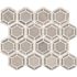 MSI Hexagono Grigio 12.4 in. x 12.4 in. Polished Marble Look Floor and Wall Tile (10.6 sq. ft./Case)