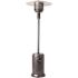 Fire Sense 48,000 BTU Hammered Platinum Propane Standing Patio Heater