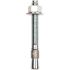 Red Head 1/2 in. x 4-1/4 in. Zinc-Plated Steel Hex-Nut-Head Solid Concrete Wedge Anchors (25-Pack)