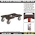SNAP-LOC 1800 lbs. Capacity Super-Duty Professional E-Track Dolly in Black