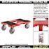 SNAP-LOC 1800 lbs. Capacity Super-Duty Professional E-Track Dolly in Red