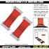 SNAP-LOC 6 in. x 2 in. Multi-Use Logistic E-Strap Dolly Connector in Red (2-Pack)