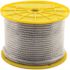 KingChain 1/16 in. x 500 ft. Galvanized Steel Aircraft Cable, 7x7 Construction Reeled