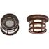 Design House Washburn 1-Light Rustic Bronze Integrated LED Indoor/Outdoor Flush Mount Ceiling Light