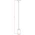 Design House Aubrey 10-Watt Satin Nickel Integrated LED Mini Pendant