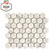 Lifeproof Carrara 10 in. x 12 in. x 6.35 mm Ceramic Hexagon Mosaic Floor and Wall Tile (0.81 sq. ft./Each)